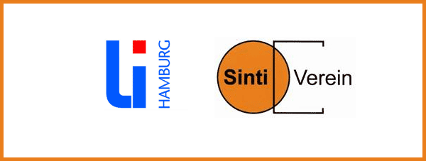 Logos des Lehrerinstituts für Lehrerbildung und des Sinti-Vereins