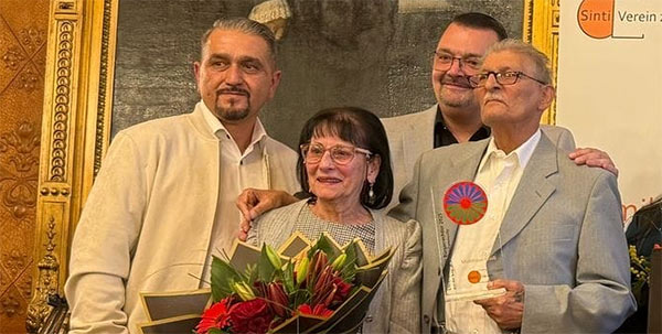 Matthäus Weiß bei der Preisverleihung